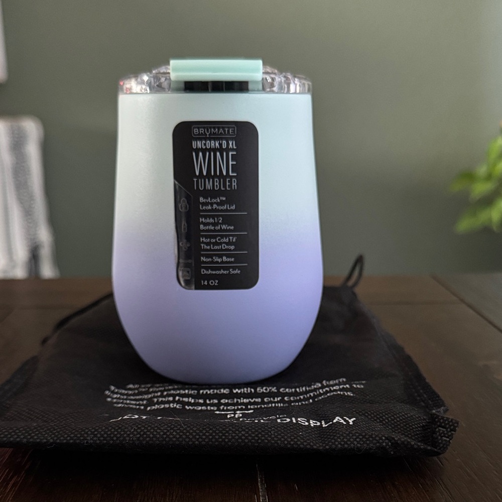 BruMate Uncork'd in Lavender Haze. 14oz. New! Limited Edition!